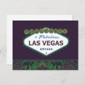 POOLパーティーin素晴らしいラスベガスポストカード インビテーションポストカード (正面/裏面)