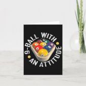 Pool 9のBall With Attitude Shirt カード (正面)