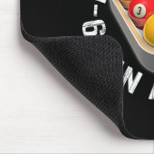 Pool 9のBall With Attitude Shirt マウスパッド (コーナー)