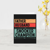 Pool Accessories For Adults Father Husnd Snooker C カード (黄色い花)