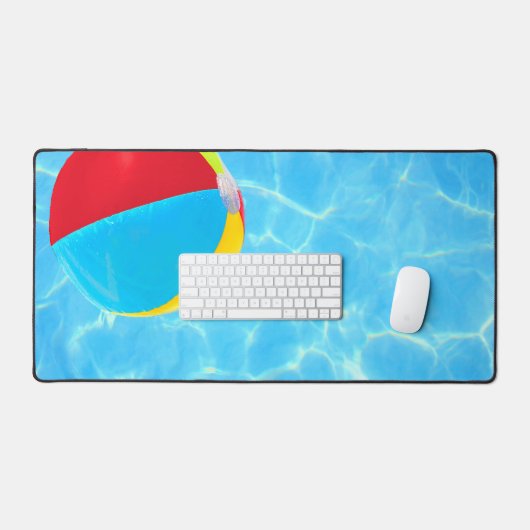 Pool Beach Ball デスクマット (キーボード&マウス)
