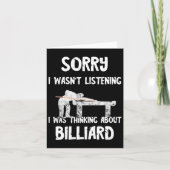 Pool Billiard Snooker Player 8 Ll Playing Billiard カード (正面)