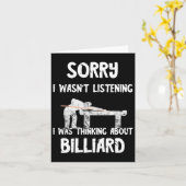 Pool Billiard Snooker Player 8 Ll Playing Billiard カード (黄色い花)