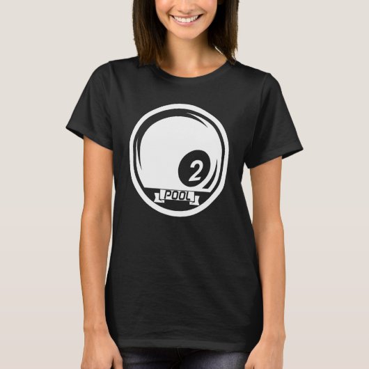 Pool Billiards Ball Billiard Cue Sports Snooker Tシャツ (正面)