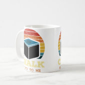 Pool Billiards Funny Chalk Dirty To Me Billiard Ch コーヒーマグカップ (正面左)