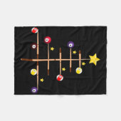 Pool Billiards Ll Cue Sports Christmas Tree フリースブランケット (正面(横))