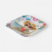 Pool Birthday Party for Cat Lovers  ペーパープレート (傾斜あり)