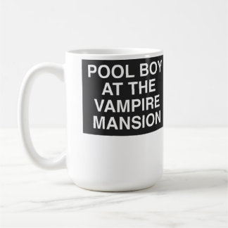 Pool Boy At The Vampire Mansion コーヒーマグカップ
