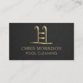 Pool Cleaning Business Card 名刺 (正面)