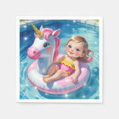 Pool Days スタンダードカクテルナプキン (正面)