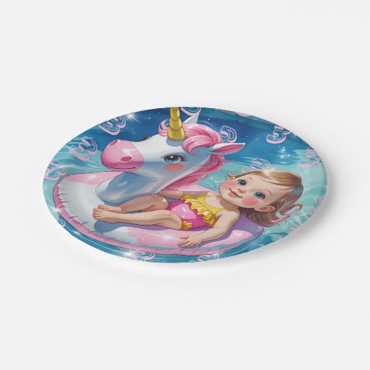 Pool Days ペーパープレート (アングル)