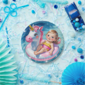 Pool Days ペーパープレート (パーティー)