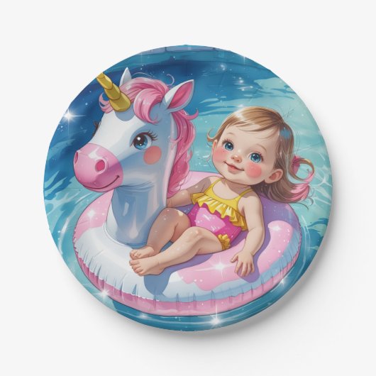 Pool Days ペーパープレート (正面)