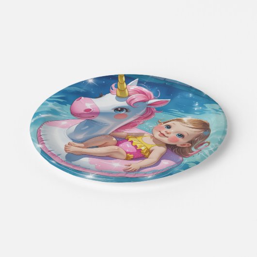 Pool Days ペーパープレート (アングル)