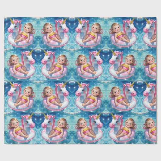 Pool Days ラッピングペーパー (フラット)