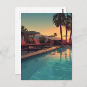 POOL HOME SERIES #1 ポストカード (正面/裏面)