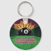 Pool is Luck キーホルダー (正面)