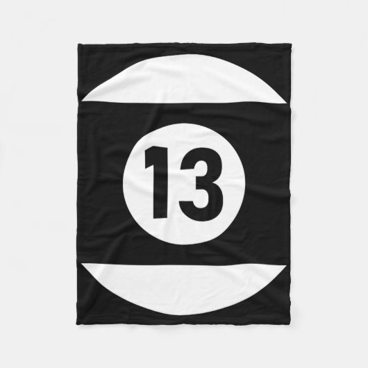 Pool Ll 13 Matching Billiards Gift Easy Halloween フリースブランケット (正面)