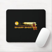 Pool Ll Sharp Shooter Billiards Gun Yellow マウスパッド (マウス)