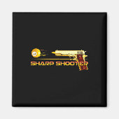 Pool Ll Sharp Shooter Billiards Gun Yellow  マグネット (正面)