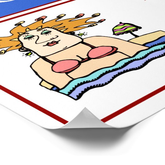 POOL OPEN、署名、追加または編集文字ポスター ポスター (角)