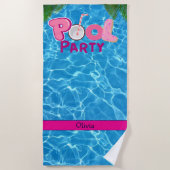 Pool Party  ビーチタオル (正面)