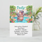 Pool party 招待状 (スタンド正面)