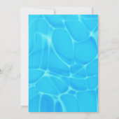 Pool Party Birthday Invitation 招待状 (裏面)