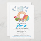 Pool Party Bridal Shower Invitation 招待状 (正面/裏面)