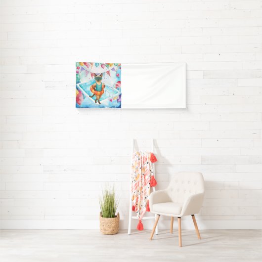 Pool Party for Cat Lovers 横断幕 (インサイチュ)