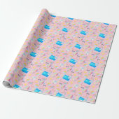 Pool Party Gift Wrapping Paper - Pink ラッピングペーパー (アンロールド)