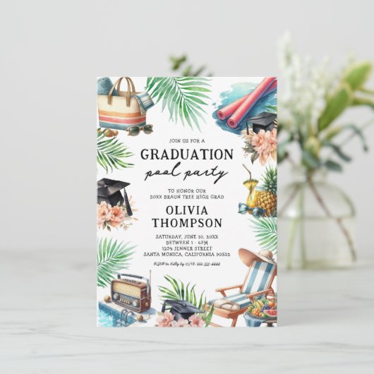 Pool Party Graduation 招待状 (スタンド正面)