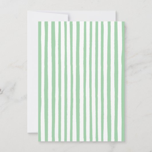 Pool Party Graduation 招待状 (裏面)