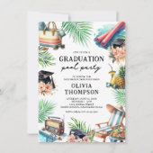 Pool Party Graduation 招待状 (正面)