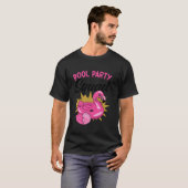 Pool Party Squad Beach Pool Party Matching Beach L Tシャツ (正面フル)