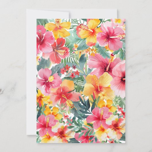 Pool Party Summer BBQ  招待状 (裏面)