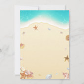 Pool Party Summer Beach Birthday Invitation 招待状 (裏面)