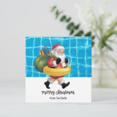 Pool Party with Santa Claus for Christmas in July  カード (スタンド正面)