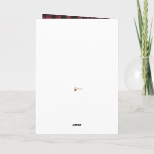 Pool Service Cartoon Merry Christmas from Customer カード (裏面)