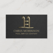 Pool Service Company Business Card 名刺 (正面)