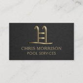 Pool Services Business Card 名刺 (正面)