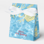 Pool summer neon vibes birthday party フェイバーボックス (正面サイド)