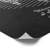 Pool Table Patent Art #5 Billiard Room Wall Poster ポスター (角)