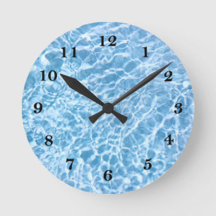 Pool Water Wall Clock ラウンド壁時計