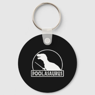 Poolasaurusビリヤード選手の恐竜スヌーカー8 キーホルダー