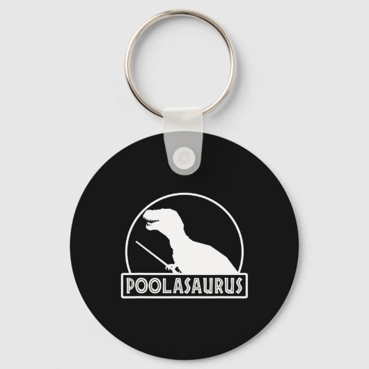 Poolasaurusビリヤード選手の恐竜スヌーカー8 キーホルダー (正面)