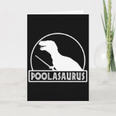 Poolasaurus Billiard Player Dinosaur Snooker Eight カード (正面)