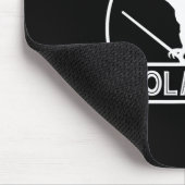 Poolasaurus Billiard Player Dinosaur Snooker Eight マウスパッド (コーナー)