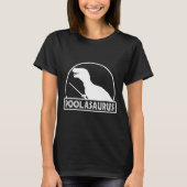 Poolasaurus Billiard Player Dinosaur Snooker Eight Tシャツ (正面)