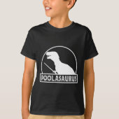 Poolasaurus Billiard Player Dinosaur Snooker Eight Tシャツ (正面)